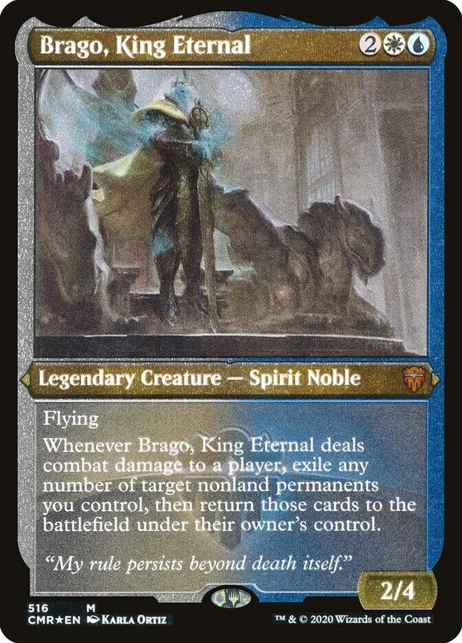 Image for Brago, King Eternal (Foil Etched) (Commander Legends) (516) - Magic: The Gathering