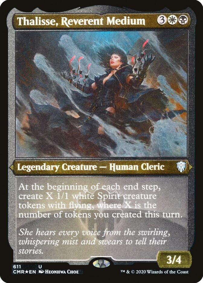 Image for Thalisse, Reverent Medium (Foil Etched) (Commander Legends) (611) - Magic: The Gathering