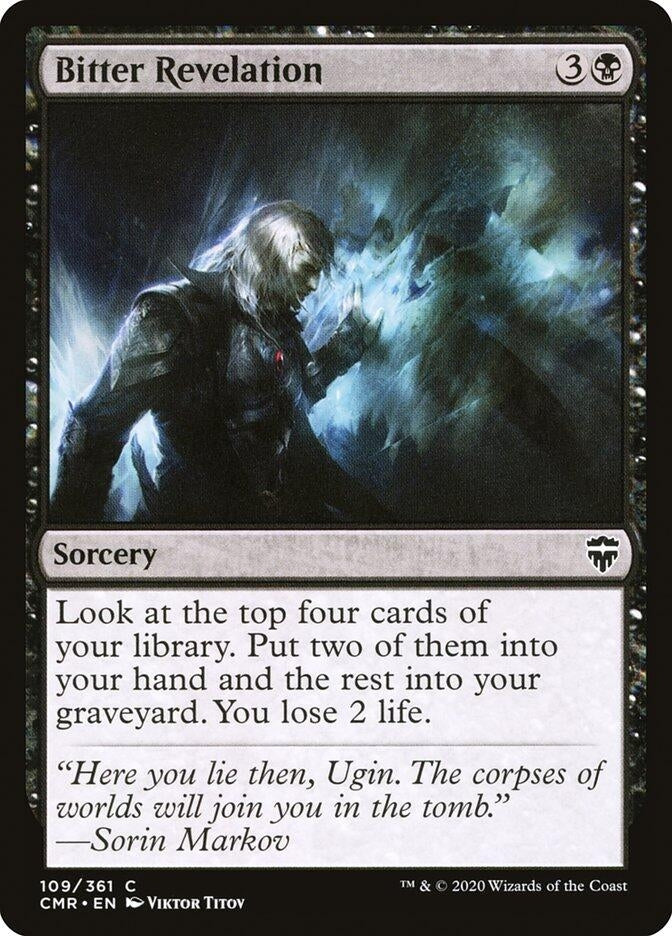 Image for Bitter Revelation (Commander Legends) (109) - Magic: The Gathering