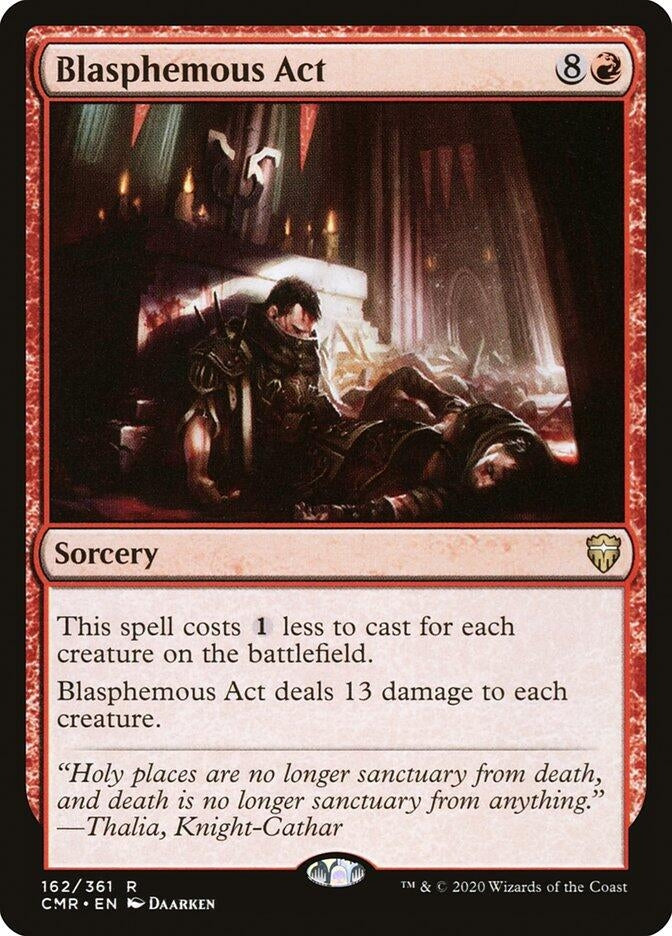 Image for Blasphemous Act (Commander Legends) (162) - Magic: The Gathering