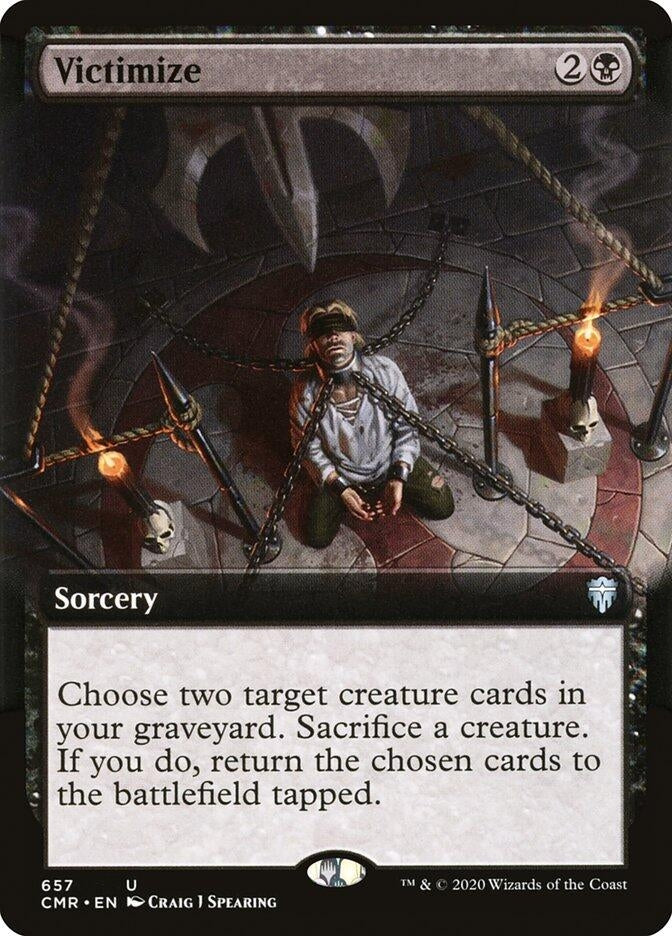Image for Victimize (Extended Art) (Commander Legends) (657) - Magic: The Gathering
