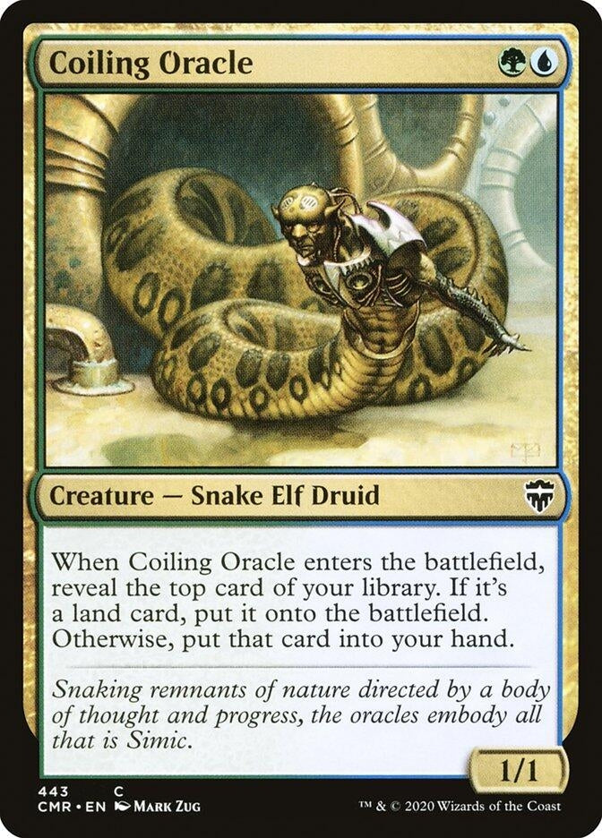 Image for Coiling Oracle (Commander Legends) (443) - Magic: The Gathering