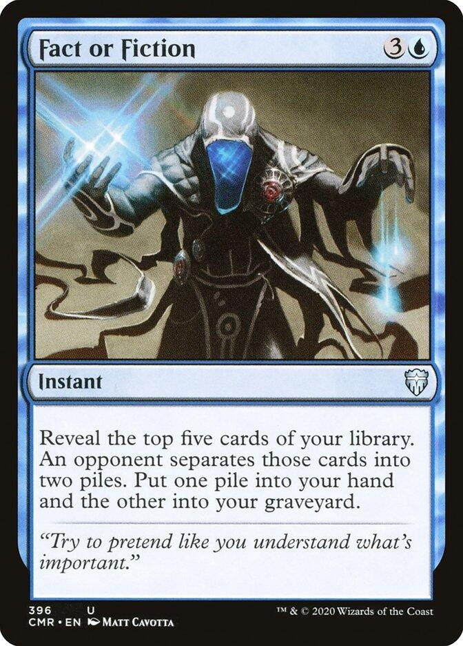 Image for Fact or Fiction (Commander Legends) (396) - Magic: The Gathering