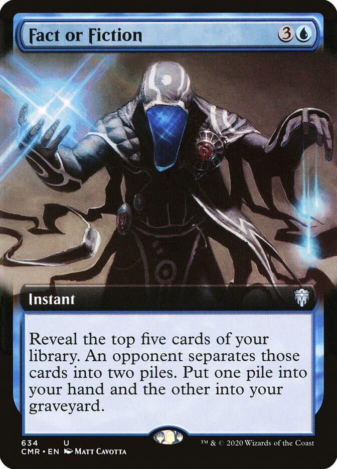 Image for Fact or Fiction (Extended Art) (Commander Legends) (634) - Magic: The Gathering
