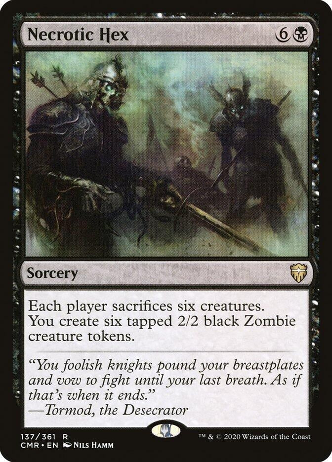 Image for Necrotic Hex (Commander Legends) (137) - Magic: The Gathering