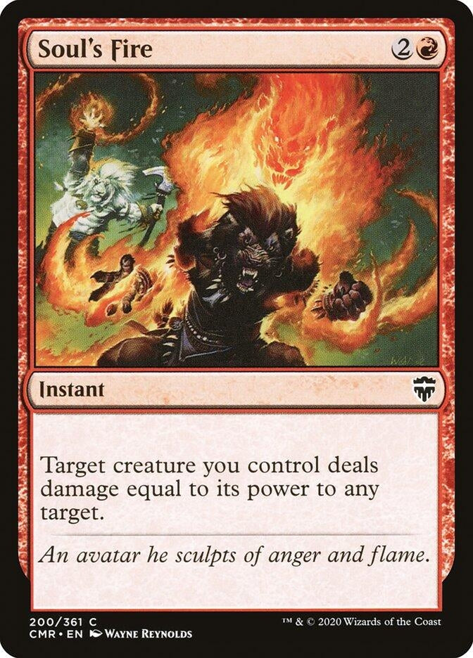 Image for Soul's Fire (Commander Legends) (200) - Magic: The Gathering