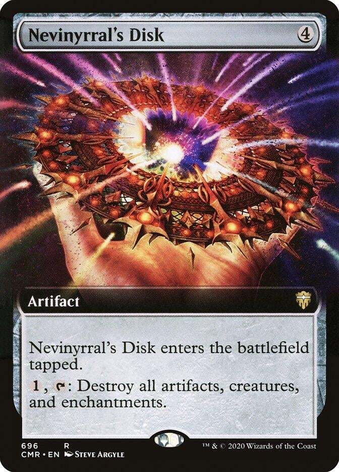 Image for Nevinyrral's Disk (Extended Art) (Commander Legends) (696) - Magic: The Gathering