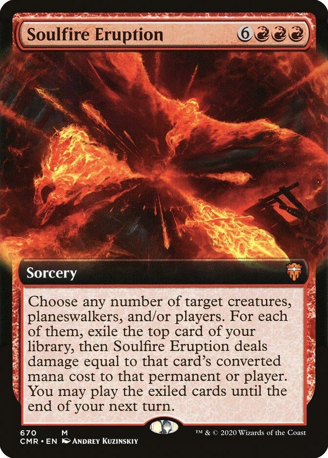 Image for Soulfire Eruption (Extended Art) (Commander Legends) (670) - Magic: The Gathering