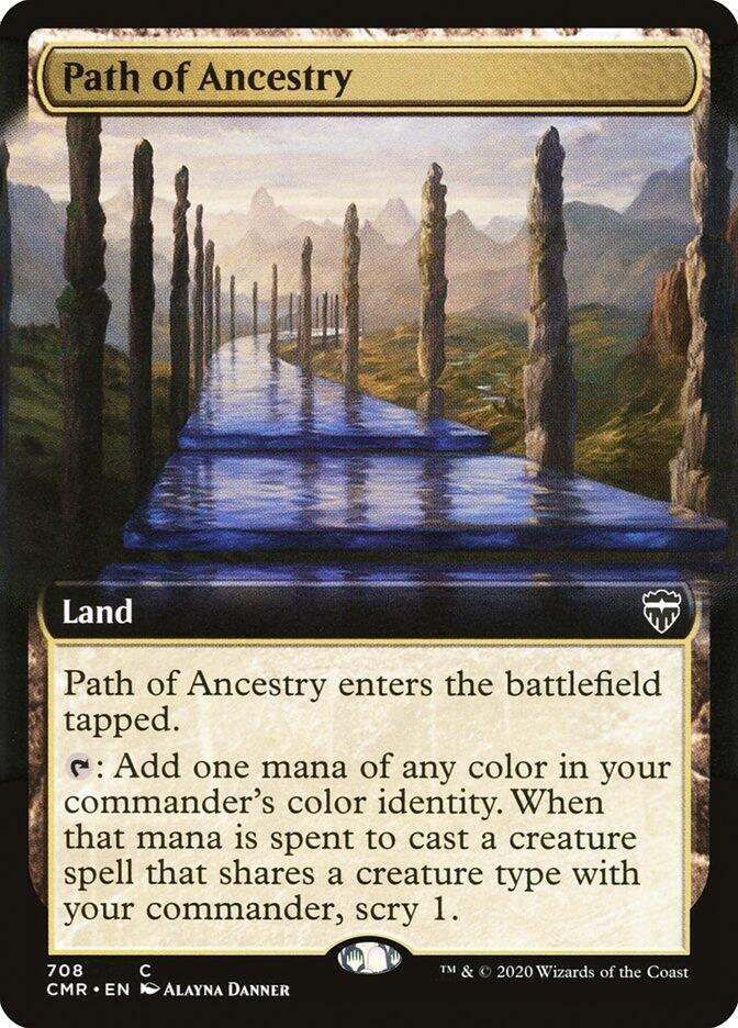 Image for Path of Ancestry (Extended Art) (Commander Legends) (708) - Magic: The Gathering
