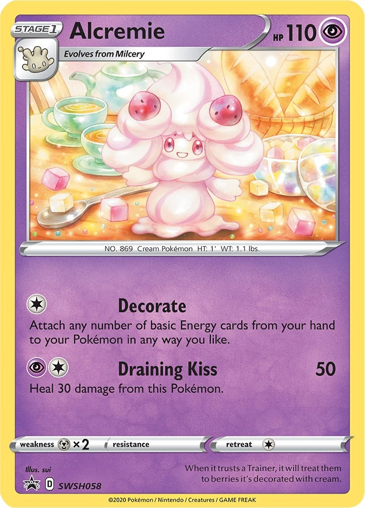 Image for Alcremie - SWSH058 (SWSH: Sword & Shield Promo Cards) (SWSH058) - Pokemon