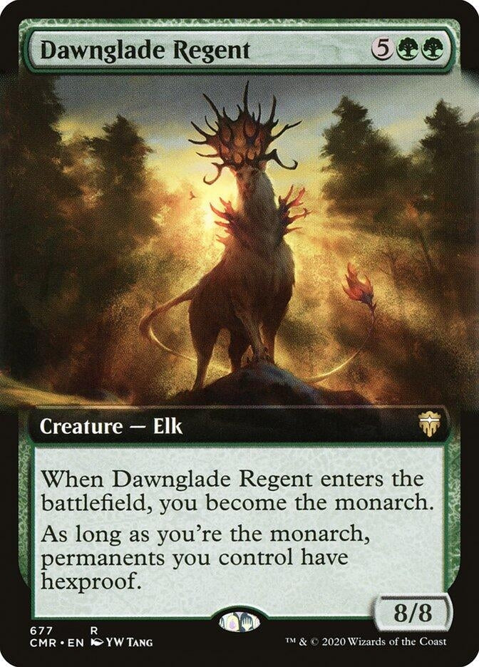 Image for Dawnglade Regent (Extended Art) (Commander Legends) (677) - Magic: The Gathering