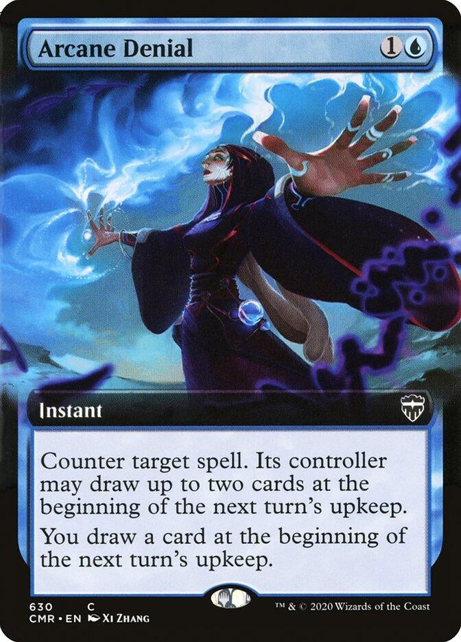 Image for Arcane Denial (Extended Art) (Commander Legends) (630) - Magic: The Gathering