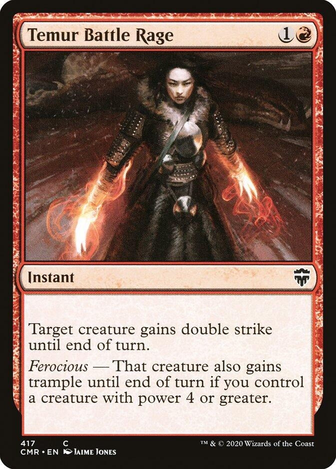 Image for Temur Battle Rage (Commander Legends) (417) - Magic: The Gathering