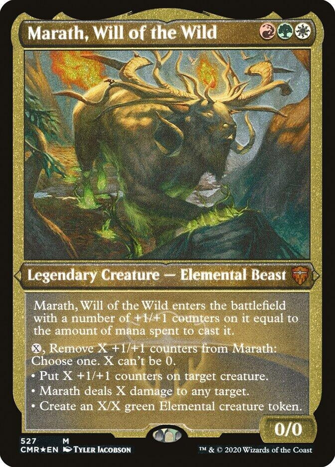Image for Marath, Will of the Wild (Foil Etched) (Commander Legends) (527) - Magic: The Gathering
