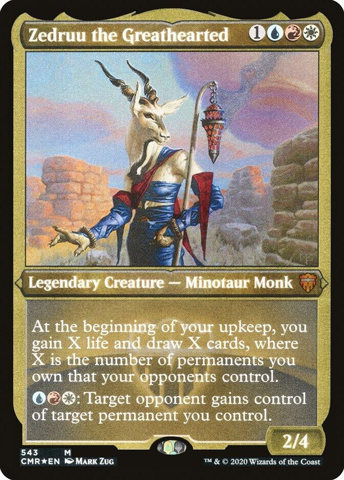 Image for Zedruu the Greathearted (Foil Etched) (Commander Legends) (543) - Magic: The Gathering