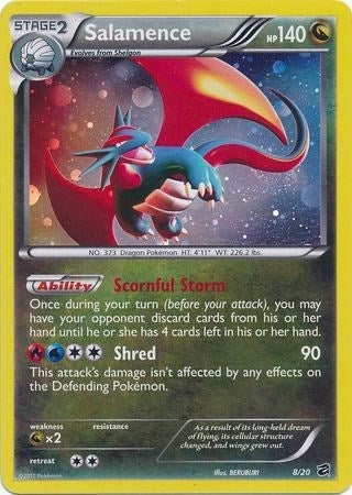 Image for Salamence - 8/20 (Cosmos Holo) (Blister Exclusives) (008/020) - Pokemon