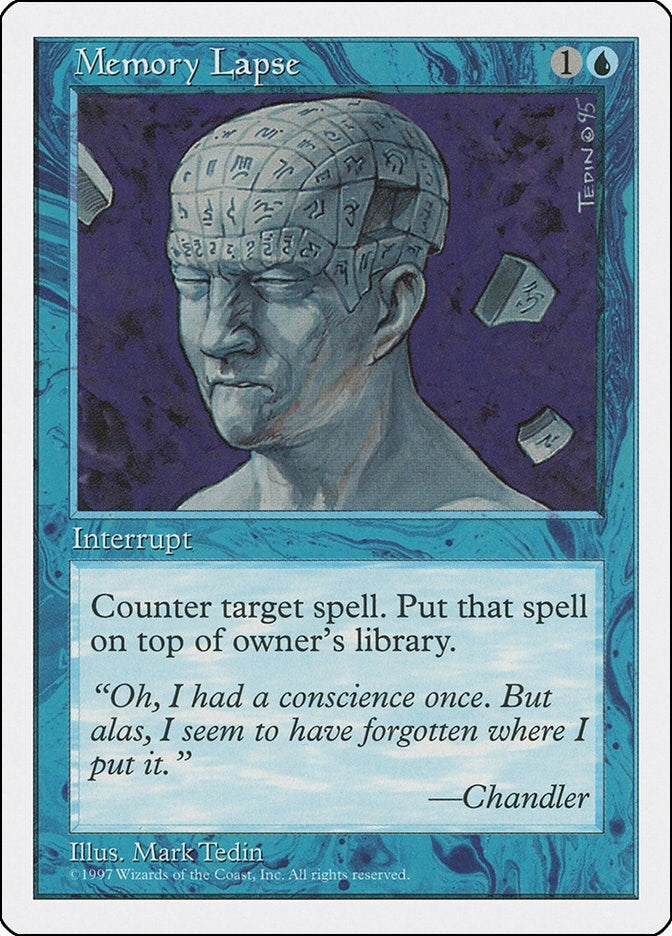 Image for Memory Lapse (Fifth Edition) - Magic: The Gathering