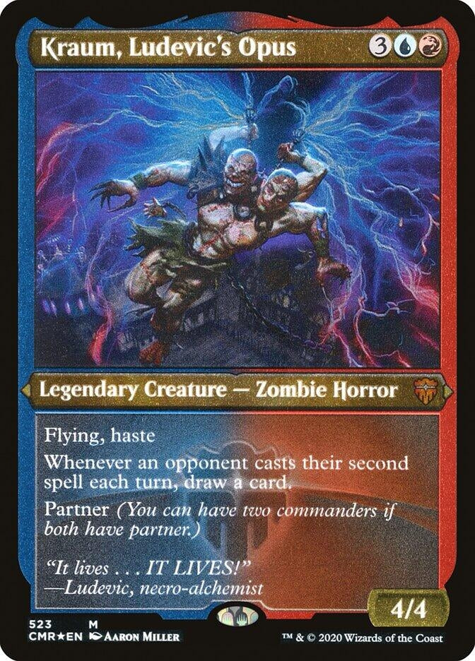 Image for Kraum, Ludevic's Opus (Foil Etched) (Commander Legends) (523) - Magic: The Gathering