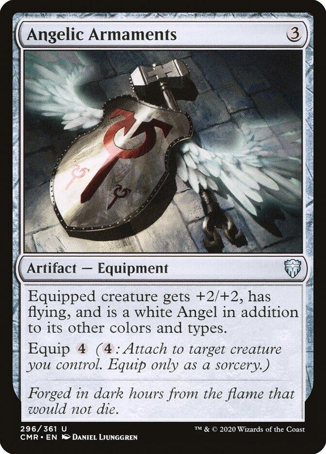 Image for Angelic Armaments (Commander Legends) (296) - Magic: The Gathering