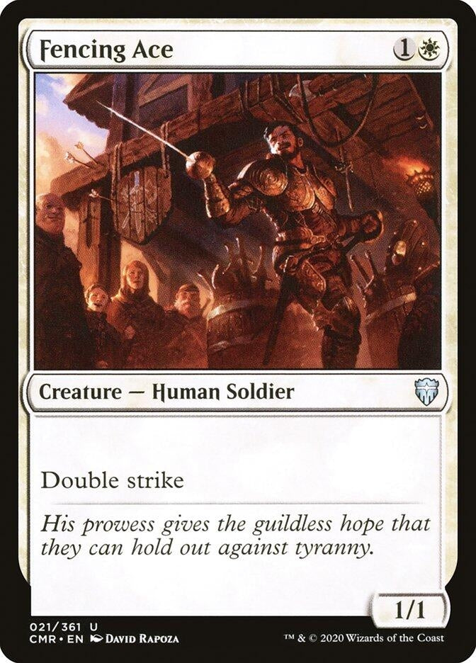 Image for Fencing Ace (Commander Legends) (21) - Magic: The Gathering