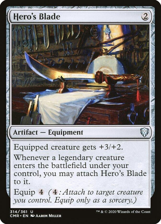 Image for Hero's Blade (314) (Commander Legends) (314) - Magic: The Gathering