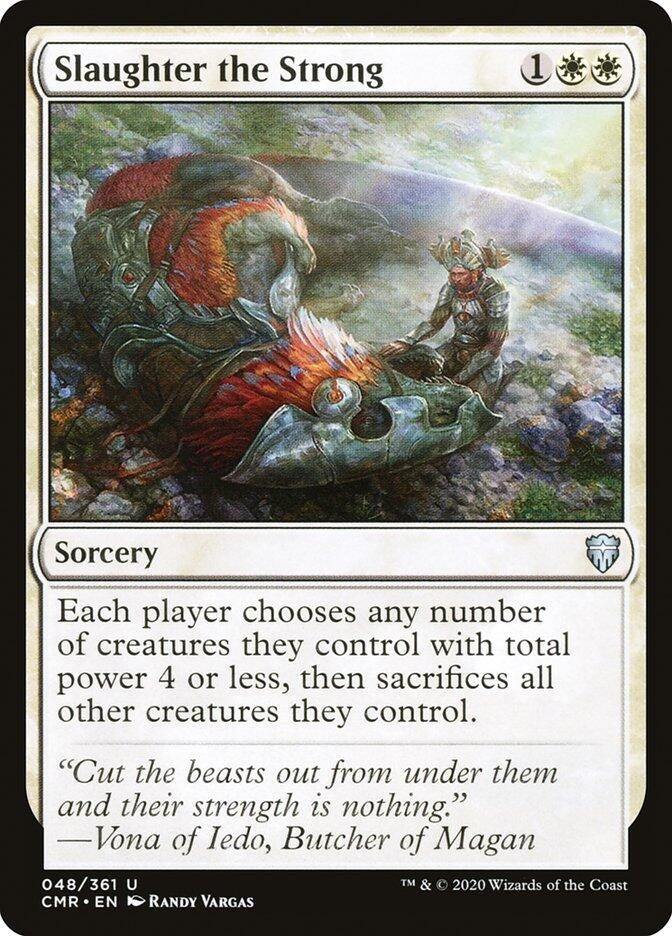 Image for Slaughter the Strong (Commander Legends) (48) - Magic: The Gathering
