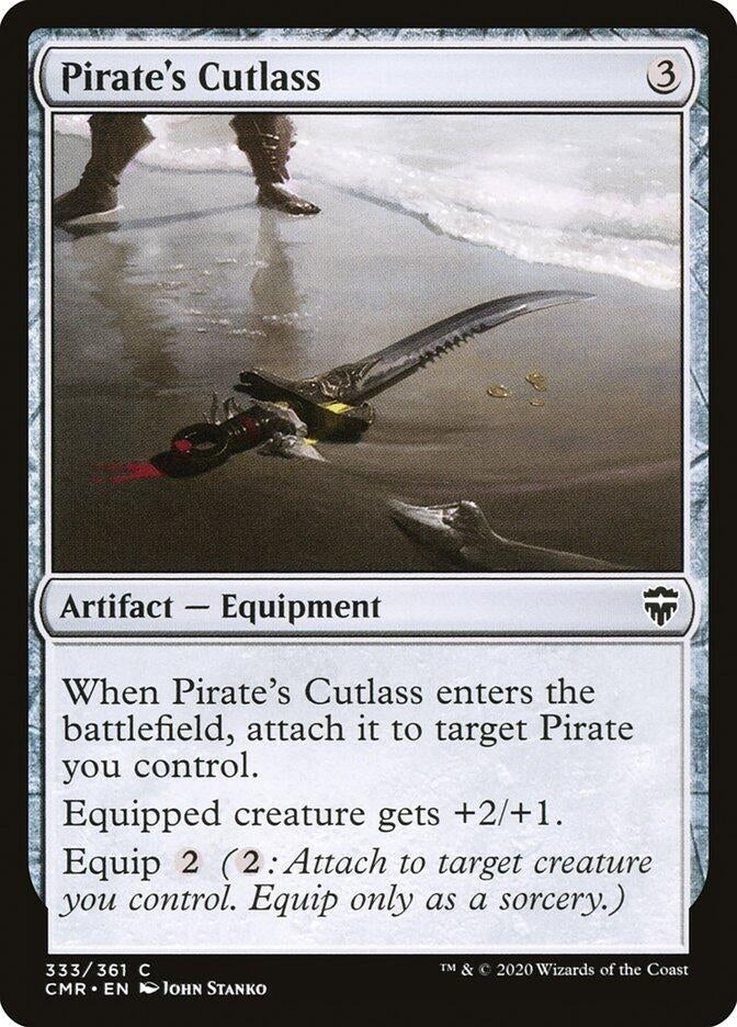 Image for Pirate's Cutlass (Commander Legends) (333) - Magic: The Gathering