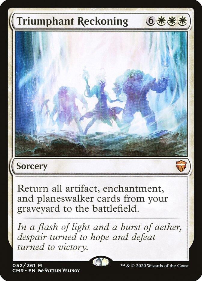 Image for Triumphant Reckoning (Commander Legends) (52) - Magic: The Gathering