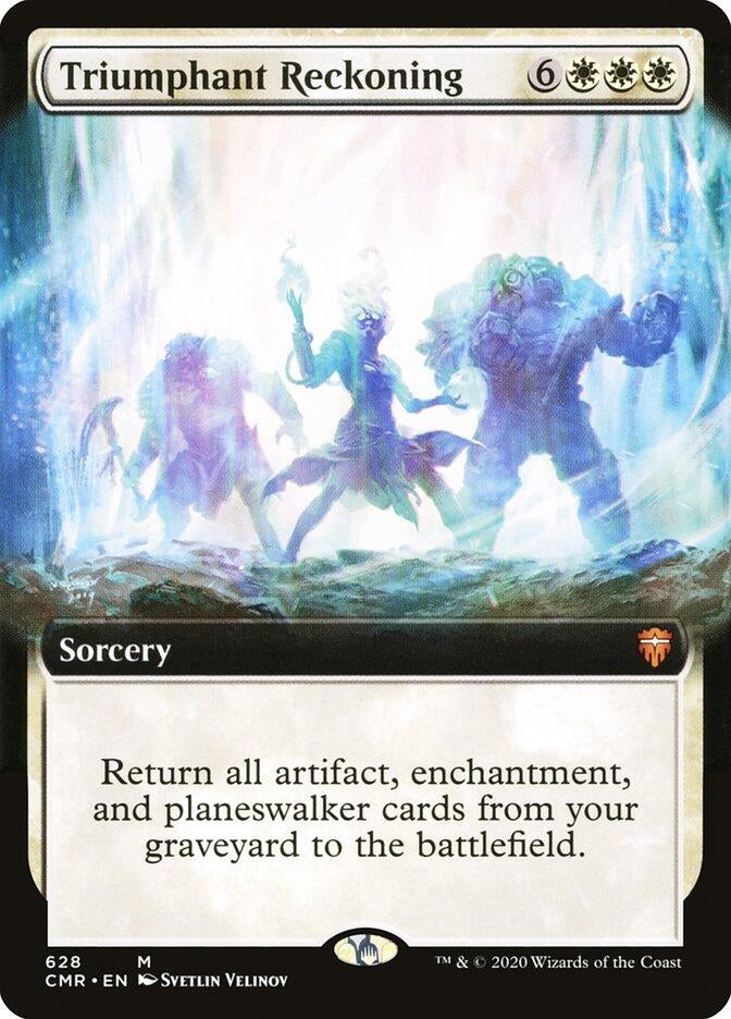 Image for Triumphant Reckoning (Extended Art) (Commander Legends) (628) - Magic: The Gathering