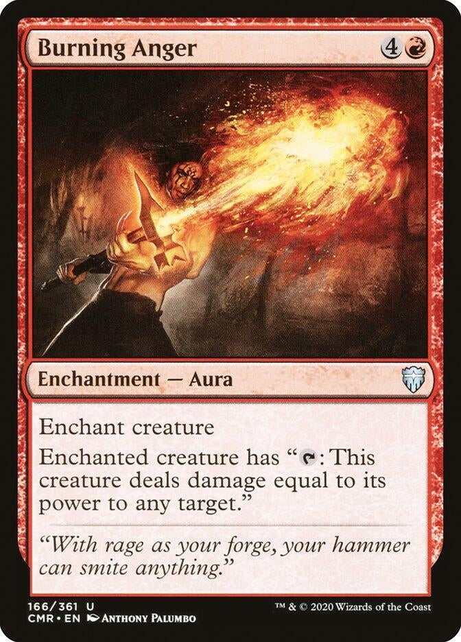 Image for Burning Anger (Commander Legends) (166) - Magic: The Gathering