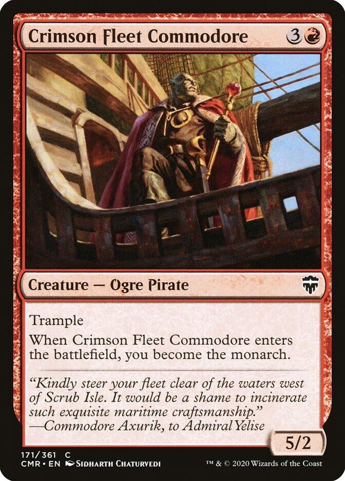 Image for Crimson Fleet Commodore (Commander Legends) (171) - Magic: The Gathering