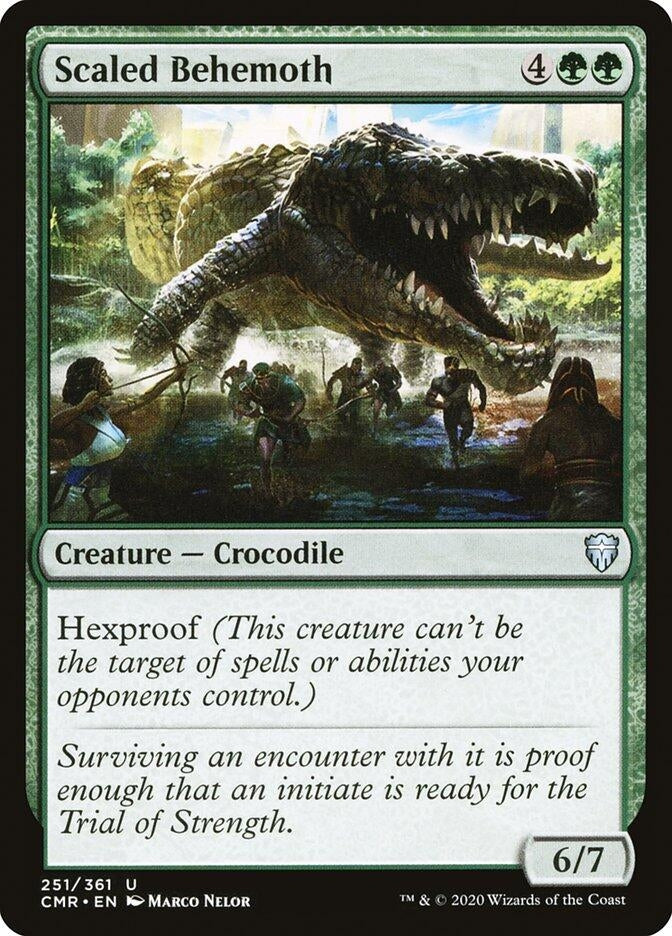 Image for Scaled Behemoth (Commander Legends) (251) - Magic: The Gathering