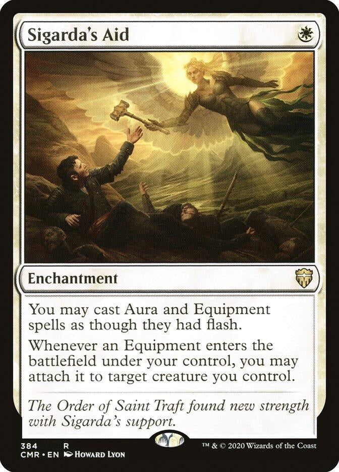 Image for Sigarda's Aid (Commander Legends) (384) - Magic: The Gathering