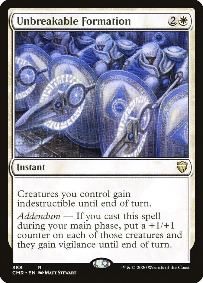 Image for Unbreakable Formation (Commander Legends) (388) - Magic: The Gathering