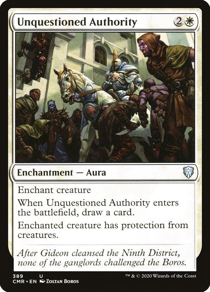 Image for Unquestioned Authority (Commander Legends) (389) - Magic: The Gathering
