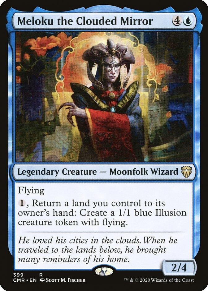 Image for Meloku the Clouded Mirror (Commander Legends) (399) - Magic: The Gathering