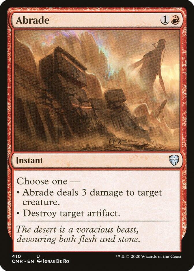Image for Abrade (Commander Legends) (410) - Magic: The Gathering