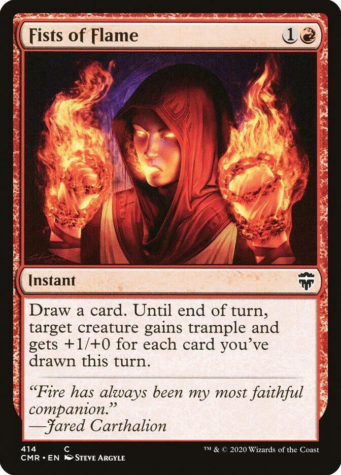Image for Fists of Flame (Commander Legends) (414) - Magic: The Gathering