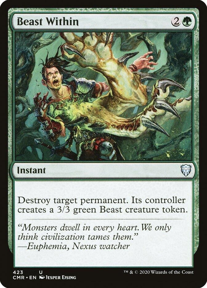 Image for Beast Within (Commander Legends) (423) - Magic: The Gathering