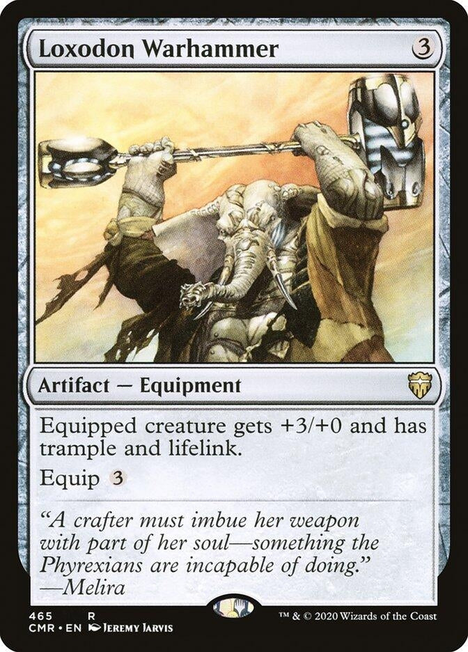Image for Loxodon Warhammer (Commander Legends) (465) - Magic: The Gathering
