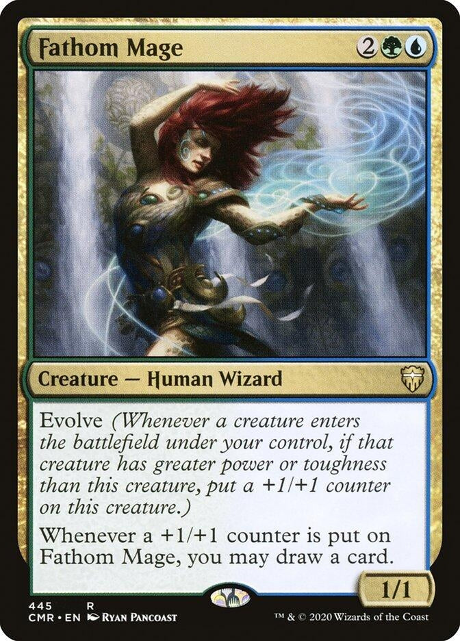 Image for Fathom Mage (Commander Legends) (445) - Magic: The Gathering