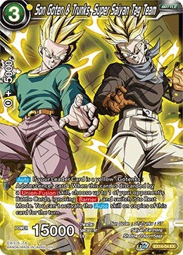 Image for Son Goten & Trunks, Super Saiyan Tag Team (Expansion Deck Box Set 14: Battle Advanced) (EX14-04) - Dragon Ball Super: Masters