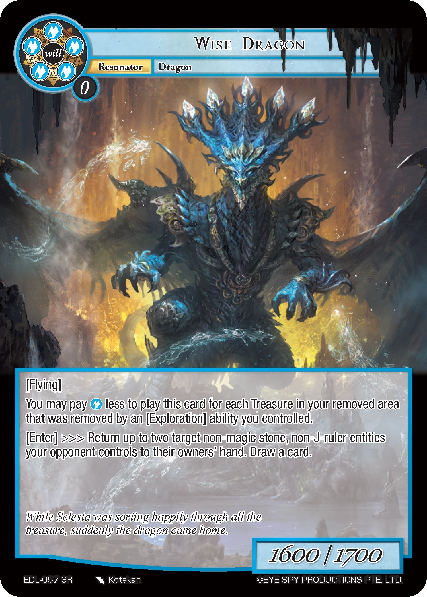 Image for Wise Dragon (The Epic of the Dragon Lord) (EDL-057) - Force of Will