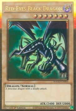 Image for Red-Eyes Black Dragon (Maximum Gold) (MAGO-EN003) - YuGiOh