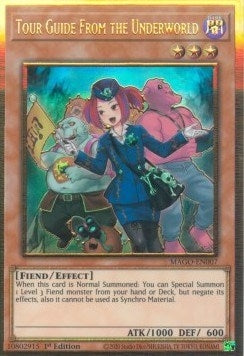 Image for Tour Guide From the Underworld (Alternate Art) (Maximum Gold) (MAGO-EN007) - YuGiOh