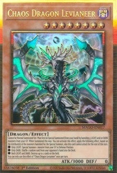 Image for Chaos Dragon Levianeer (Maximum Gold) (MAGO-EN017) - YuGiOh