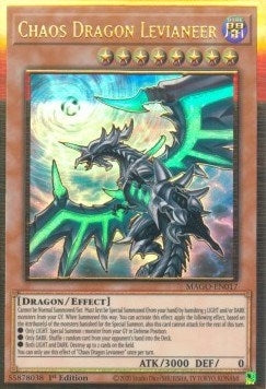 Image for Chaos Dragon Levianeer (Alternate Art) (Maximum Gold) (MAGO-EN017) - YuGiOh