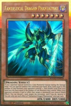 Image for Fantastical Dragon Phantazmay (Alternate Art) (Maximum Gold) (MAGO-EN018) - YuGiOh