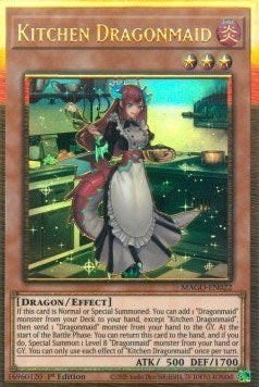 Image for Kitchen Dragonmaid (Maximum Gold) (MAGO-EN022) - YuGiOh