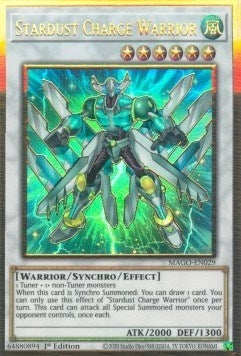 Image for Stardust Charge Warrior (Maximum Gold) (MAGO-EN029) - YuGiOh